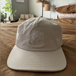 Mumford and Sons Bone Embroidered Five Panel Cap